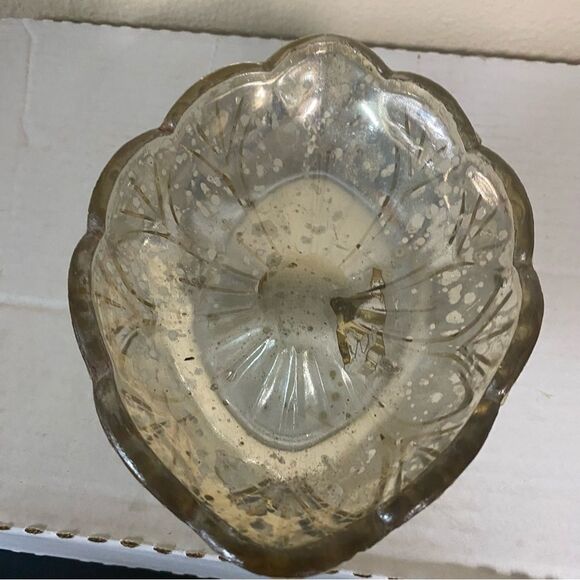 Accent Decor Gold mercury Carraway Pedestal Dish Flower Vase Wedding Centerpiec - Picture 4 of 9